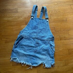 Free People Denim Overalls